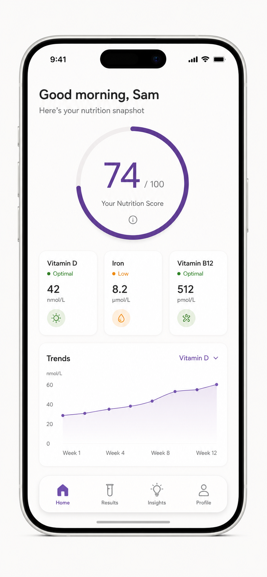 Alia Health app screenshot